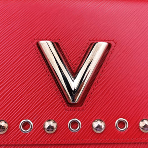 Pre-owned Louis Vuitton Twist MM red epi M54269 shoulderbag | stylenewstar