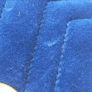 Vintage Gucci GG Marmont Navy velour 476434 bum bag/waist bag | stylenewstar