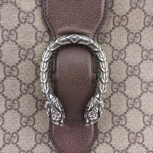 Pre-owned Gucci Dionysus beige×Brown PVC coated canvas 499622 shoulderbag | stylenewstar