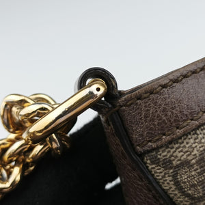 Pre-owned Gucci Dionysus beige×Brown PVC coated canvas 499622 shoulderbag | stylenewstar