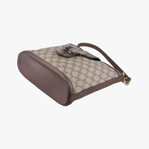 Pre-owned Gucci Dionysus beige×Brown PVC coated canvas 499622 shoulderbag | stylenewstar