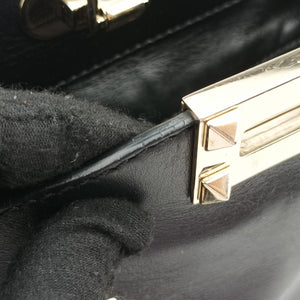 Vintage Valentino Rockstud Black Leather shoulderbag | stylenewstar