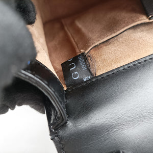 Pre-owned Gucci Sylvie Black Leather 470270 shoulderbag | stylenewstar