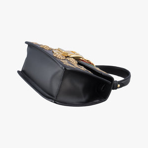 Pre-owned Gucci Sylvie Black Leather 470270 shoulderbag | stylenewstar