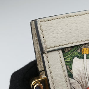 Pre-owned Gucci Ophidia Beige x White x Multicolor PVC coated canvas 503877 shoulderbag | stylenewstar