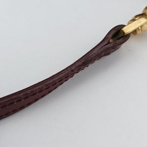 Pre-owned Christian Dior Saddle Red×beige jacquard handbag | stylenewstar