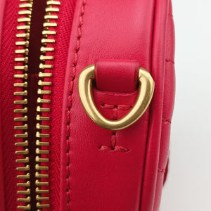 Pre-owned Louis Vuitton New Wave Lovelock Heart Red Leather M52794 shoulderbag | stylenewstar