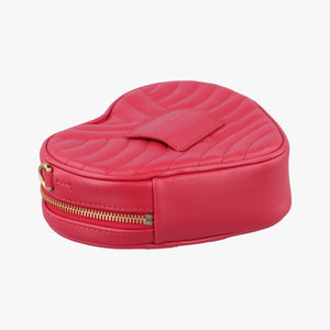 Pre-owned Louis Vuitton New Wave Lovelock Heart Red Leather M52794 shoulderbag | stylenewstar