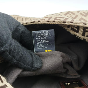 Secondhand Fendi Zucchino Brown canvas 8BT127 shoulderbag | stylenewstar
