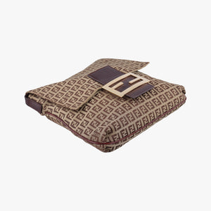 Secondhand Fendi Zucchino Brown canvas 8BT127 shoulderbag | stylenewstar