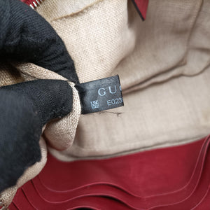 Pre-owned Gucci Bree Microguccissima Red Leather 449413 shoulderbag | stylenewstar