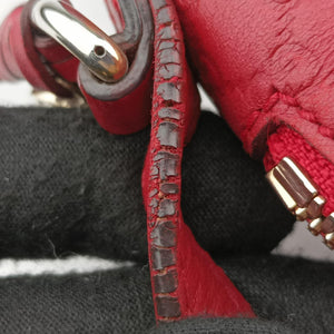 Pre-owned Gucci Bree Microguccissima Red Leather 449413 shoulderbag | stylenewstar