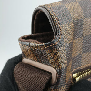 Secondhand Louis Vuitton BROOKLYN MM EBENE Damier Canvas N51211 shoulderbag | stylenewstar