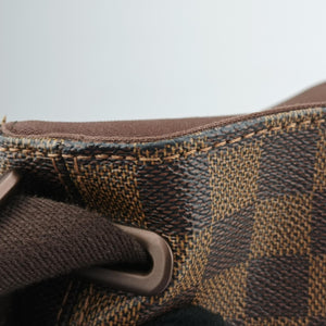 Secondhand Louis Vuitton BROOKLYN MM EBENE Damier Canvas N51211 shoulderbag | stylenewstar