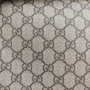 Pre-owned Gucci GG Supreme Courrier Brown×multicolor PVC coated canvas 529711 bum bag/waist bag | stylenewstar