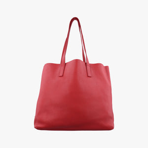 Vintage Prada Triangle Logo Red Leather shoulderbag | stylenewstar
