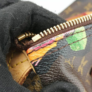 Secondhand Louis Vuitton SPEEDY 30 brown×Multicolor Monogram Rose M48610 handbag | stylenewstar