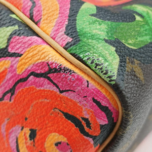 Secondhand Louis Vuitton SPEEDY 30 brown×Multicolor Monogram Rose M48610 handbag | stylenewstar