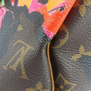 Secondhand Louis Vuitton SPEEDY 30 brown×Multicolor Monogram Rose M48610 handbag | stylenewstar