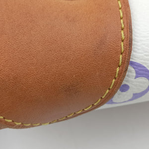 Pre-owned Louis Vuitton URSULA White Monogram Multicolor M40123 handbag | stylenewstar