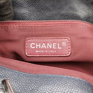 Vintage Chanel French Riviera Hobo Dark Navy Leather A66804 shoulderbag | stylenewstar