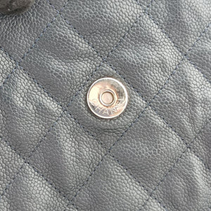 Vintage Chanel French Riviera Hobo Dark Navy Leather A66804 shoulderbag | stylenewstar