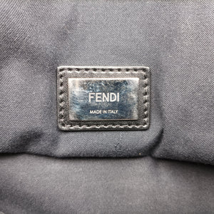 Pre-owned Fendi Hollow Tote Black Leather 8BH185 handbag | stylenewstar