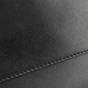 Pre-owned Fendi Hollow Tote Black Leather 8BH185 handbag | stylenewstar