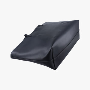 Pre-owned Fendi Hollow Tote Black Leather 8BH185 handbag | stylenewstar