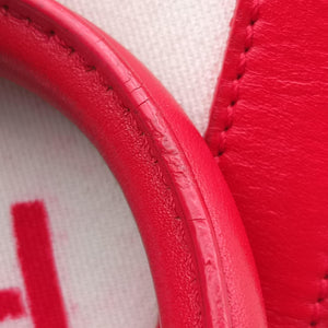 Pre-owned Christian Dior Hardcore White x Red x Black canvas handbag | stylenewstar