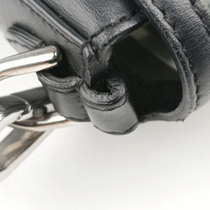 Pre-owned Fendi BAGUETTE Clear×black PVC coated canvas 8BR600 shoulderbag | stylenewstar