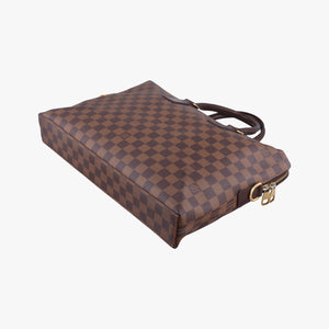 Secondhand Louis Vuitton Porte-Documents Jour EBENE Damier Canvas N42242 handbag | stylenewstar