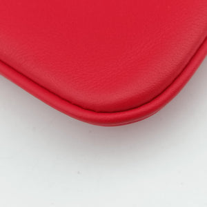 Pre-owned Hermes Sac Aline mini Red lambskin shoulderbag | stylenewstar