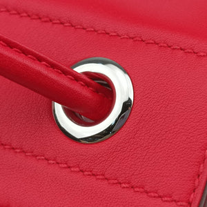 Pre-owned Hermes Sac Aline mini Red lambskin shoulderbag | stylenewstar