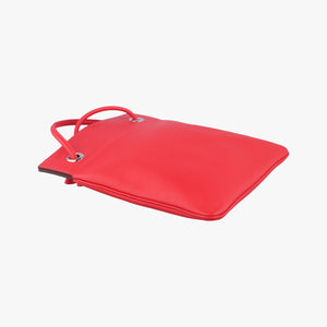 Pre-owned Hermes Sac Aline mini Red lambskin shoulderbag | stylenewstar