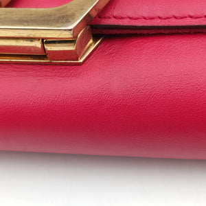 Pre-owned Louis Vuitton Pochette Louise GM Red leather M94647 shoulderbag | stylenewstar