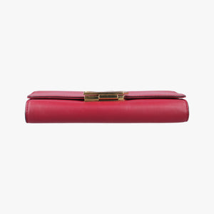 Pre-owned Louis Vuitton Pochette Louise GM Red leather M94647 shoulderbag | stylenewstar