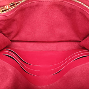 Pre-owned Louis Vuitton Pochette Louise GM Red leather M94647 shoulderbag | stylenewstar