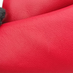 Pre-owned Bottega Veneta CAMPANA Intrecciato Red lambskin shoulderbag | stylenewstar