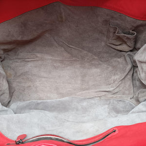 Pre-owned Bottega Veneta CAMPANA Intrecciato Red lambskin shoulderbag | stylenewstar