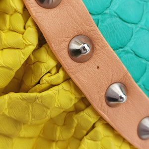 Pre-owned VERSACE Palazzo Empire Multicolour snakeskin shoulderbag | stylenewstar