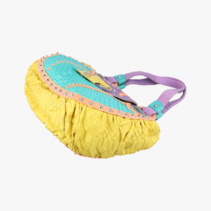 Pre-owned VERSACE Palazzo Empire Multicolour snakeskin shoulderbag | stylenewstar