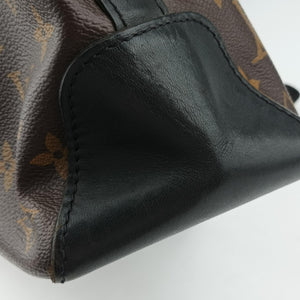 Secondhand Louis Vuitton TORRES Brown×black Monogram Macassar×calf leather M40387 shoulderbag | stylenewstar