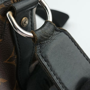Secondhand Louis Vuitton TORRES Brown×black Monogram Macassar×calf leather M40387 shoulderbag | stylenewstar