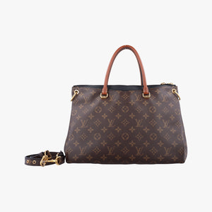 Pre-owned Louis Vuitton PALLAS Monogram/Brown Series × Noir Monogram Canvas M41064 shoulderbag | stylenewstar