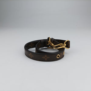 Pre-owned Louis Vuitton PALLAS Monogram/Brown Series × Noir Monogram Canvas M41064 shoulderbag | stylenewstar