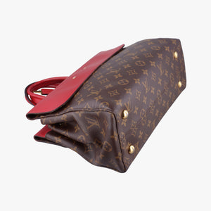 Pre-owned Louis Vuitton Vénus brown×CERISE Monogram Canvas×calf leather M41738 shoulderbag | stylenewstar