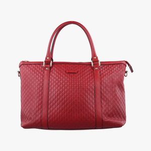 Pre-owned Gucci Microguccissima Red Leather 449655 shoulderbag | stylenewstar