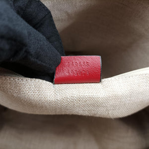 Pre-owned Gucci Microguccissima Red Leather 449655 shoulderbag | stylenewstar