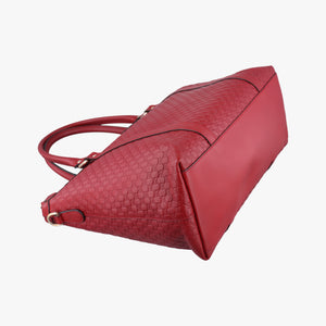 Pre-owned Gucci Microguccissima Red Leather 449655 shoulderbag | stylenewstar